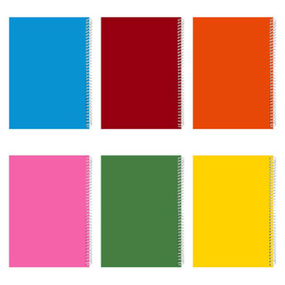 دفتر مشق 50 برگ مدل color 06 بسته 6 عددی